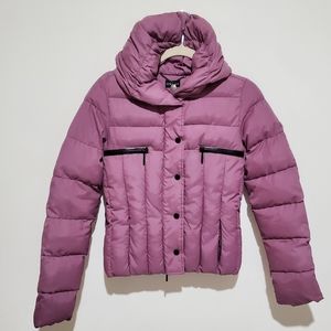 Motivi Purple Puffer Jacket Size 4